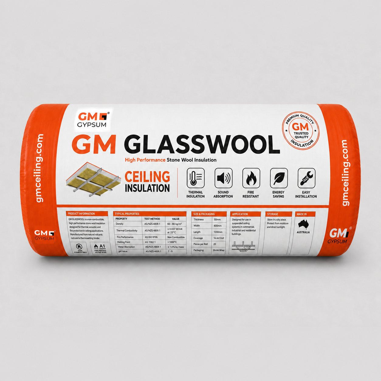 gm glasswool roll