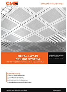 METAL LAY-IN CEILING SYSTEM